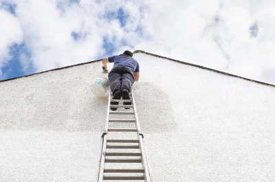 Peinture extérieure au Mont — façades et ravalement